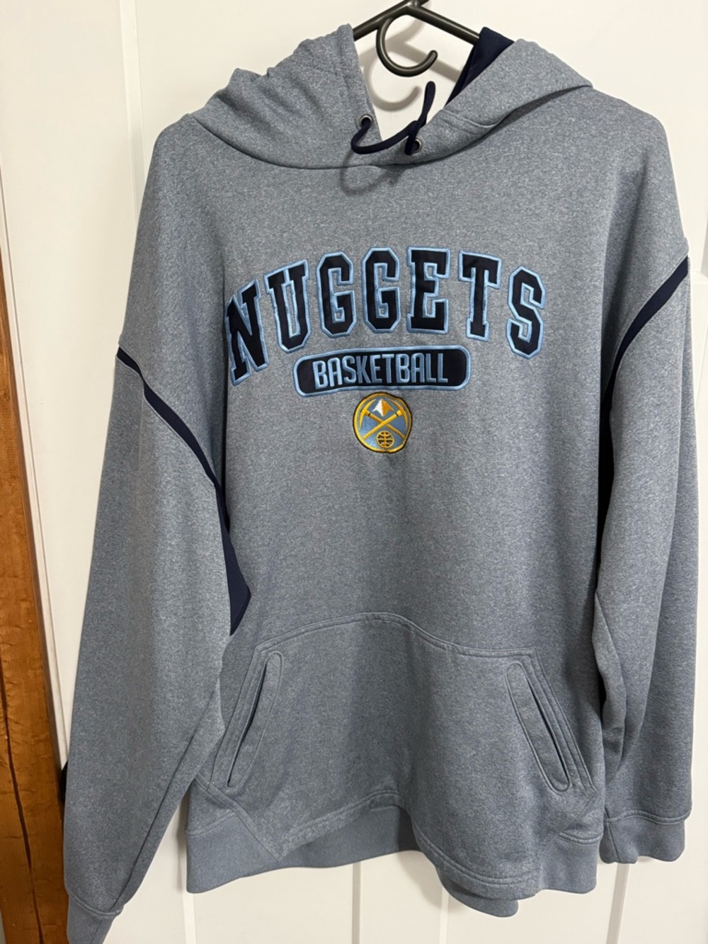 Port Authority Gray Nuggets Basketball Hoodie